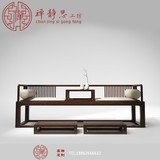 新中式实木罗汉榻现代中式休闲罗汉床客厅高档罗汉榻时尚沙发床禅