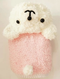 纯手工编织 绒绒线宝宝婴儿亲子儿童卡通毛衣 粉红熊马甲/外套