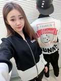 2015春秋季韩版女学生情侣装太空棉棒球服女开衫夹克百搭上衣潮男