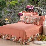 欧式单件床裙床罩 纯色纯棉全棉1.5米/1.8m床 床套床笠床盖