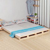 特价简易实木床 折叠组合双人床单人床午休床米儿童榻榻米成人床