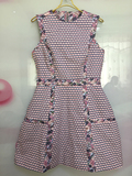 DAZZLE/地素 2015春装新款正品专柜代购 修身无袖连衣裙251O317