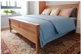 日式实木床白橡木实木双人床 北欧宜家床特价包邮可定制卧室家具