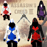Assassins Creed  刺客信条3康纳外套夹克红色黑色款Cosplay服装