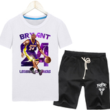 nba篮球衣服库里詹姆斯科比男士青年短袖T恤运动套装
