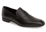 美国代购Prada男鞋欧美高档头层牛皮商务正装皮鞋套脚真皮时装鞋