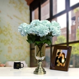 仿真花束室内假花餐桌装饰花客厅摆设家居花艺花球塑料花干花花束