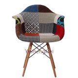 Eames Chair伊姆斯百家布休闲时尚家居设计师简约椅创意餐椅