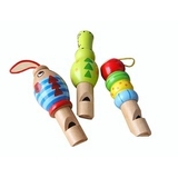 儿童玩具卡通动物小口哨 木制玩具 益智玩具 智力玩具 可挂钥匙扣