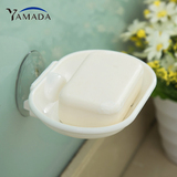 日本进口YAMADA吸盘沥水香皂架 肥皂盒托架 创意皂盒 沥水皂盒