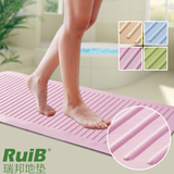 纯色浴室防滑垫子带吸盘 大号夏季洗澡长条脚垫 卫生间淋浴房地垫