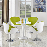 洽谈桌椅组合创意个性 玻璃钢白色烤漆休闲接待会客谈判小圆桌椅