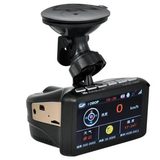 六合一行车记录仪带电子狗一体机测速GPS定位高清夜视自动升级