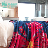 冬季新品绒毯珊瑚加厚拉舍尔毛毯双人毯午睡毯子办公室盖毯床单