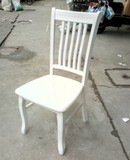 白色实木五梁餐椅/简约靠背椅/椅子/会议椅/木头椅子/餐凳 特价