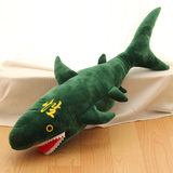 新奇鲨鱼鳄鱼暖手抱枕暖手捂冬季暖手宝毛绒玩具布娃娃生日礼物