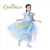 2015女童灰姑娘公主裙冰雪奇缘连衣裙子Cinderella同款表演出服装