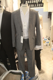 韩国男装代购GRASSHOPPER 男士翻领长袖修身西服套装不含其它
