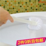 【2件9折】日本AISEN马桶刷长柄半球L型软毛厕所刷卫生间清洁刷子