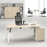 新款简约老板桌椅组合现代板式经理桌主管桌椅大班台伟豪办公家具