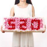 99朵香皂肥皂玫瑰花束礼盒 520diy情人节礼物送老婆女友表白生日