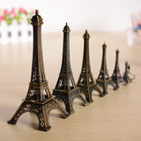 古铜色巴黎埃菲尔铁塔金属模型摆件家居装饰结婚浪漫礼物义乌批发