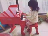【现货】出口欧洲 日本 宝宝 儿童早教启蒙三角木质钢琴25键