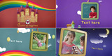 2014最新高清六一儿童节快乐城堡儿童视频电子相册片头AE模板素材