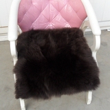 秋冬季纯羊毛办公室坐椅坐垫特价美式欧式坐垫季电脑椅餐椅垫加厚