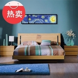 梵高星空时尚现代家居客厅沙发装饰画挂画卧室床头画 有框油画单
