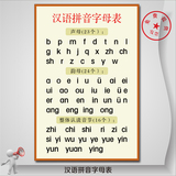小学汉语拼音字母表 墙贴声母韵母整体认读音节挂图 教室知识装饰