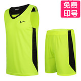 香港团队定制6色印号女款儿童装 套装男耐克NIKE正品折扣 篮球服