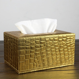 高档皮质纸巾盒 抽纸盒 纸巾抽 餐巾纸盒 可爱欧式创意可放200抽
