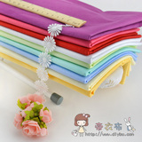 9色素布 素色纯棉斜纹布组合 红黄蓝绿紫色布 床品手工棉布 布头
