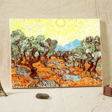 自油自画 正品数字油画diy客厅大幅风景欧式手绘梵高名画 橄榄树