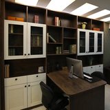 简约现代定制书柜书架置物架柜子自由组合书房储物柜环保实木书橱