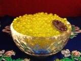 佛像 佛塔 曼扎盘 装藏佛教用品 七宝石 黄色琉璃 100克