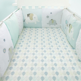 [转卖]婴儿床围套件纯棉加厚加高床靠儿童床婴儿床防撞护栏夏季