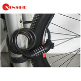 件自行车锁防盗锁自行车单车配件密码锁钢丝锁加长固定山地车锁配