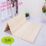 包邮单人双人实木现代简易折叠宜家床榻榻米日式韩式定制地台床