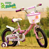 祺娃娃儿童自行车英国女孩12寸14寸16寸18寸女童车小孩单车脚踏车