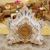 朵兰舍欧式精美描金陶瓷结婚礼品创意座钟装饰钟表客厅奢华摆件