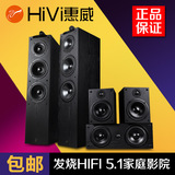 Hivi/惠威 Diva5.0 家庭影院5.1声道HiFi组合电视音响套装木音箱