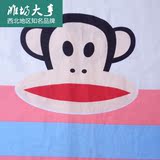 潍坊大亨纯棉床上用品四件套 韩式儿童简约床单被套卡通大嘴猴