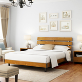 卧室家具简约现代板式床1.5米田园双人床1.8米储物床高箱床 特价