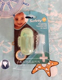 现货 美国代购Safety宝宝出牙乳牙指套牙刷 牙刷盒 外出携带方便