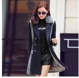 2015秋冬新款正品哥弟女士羊绒大衣 韩版时尚女装外套一件代发