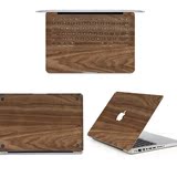 苹果笔记本全新Macbook air贴纸木纹3M外壳pro创意贴纸全套贴膜
