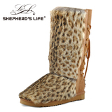 Shepherd's Life牧羊人生南狸毛温暖雪地靴中筒女鞋子SHL32-0219
