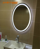 厂家直销高清淅镜子LED灯镜防雾镜浴室镜化妆镜卫生间镜挂镜圆镜
